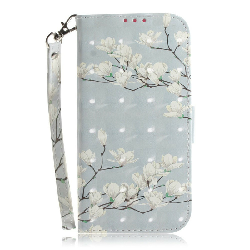 Xiaomi Redmi 9C Strap Flower Branch Case