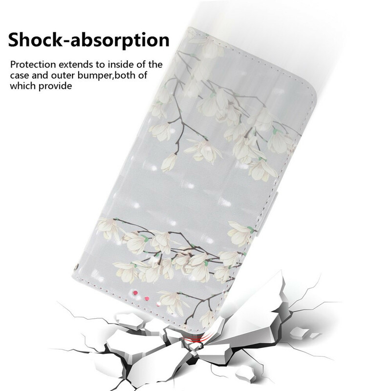 Xiaomi Redmi 9C Strap Flower Branch Case