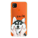Xiaomi Redmi 9C Glimlach Hond Hoesje
