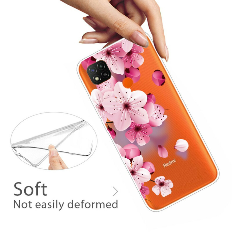 Xiaomi Redmi 9C Bloemen Premium Case