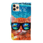 Cat Live It iPhone 12 Pro Max Strap Case