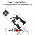 iPhone 12 Pro Max Case De kat die nee zegt