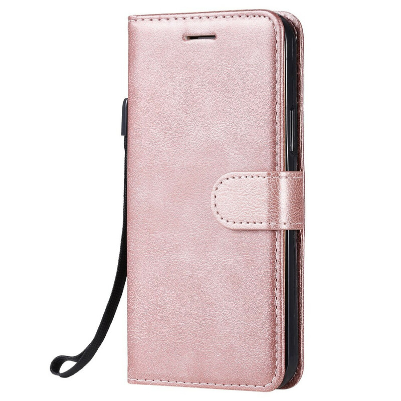 Etui iPhone 12 Max / 12 Pro effen kleur serie met riem Etui iPhone 12 Max / 12 Pro effen kleur serie met riem