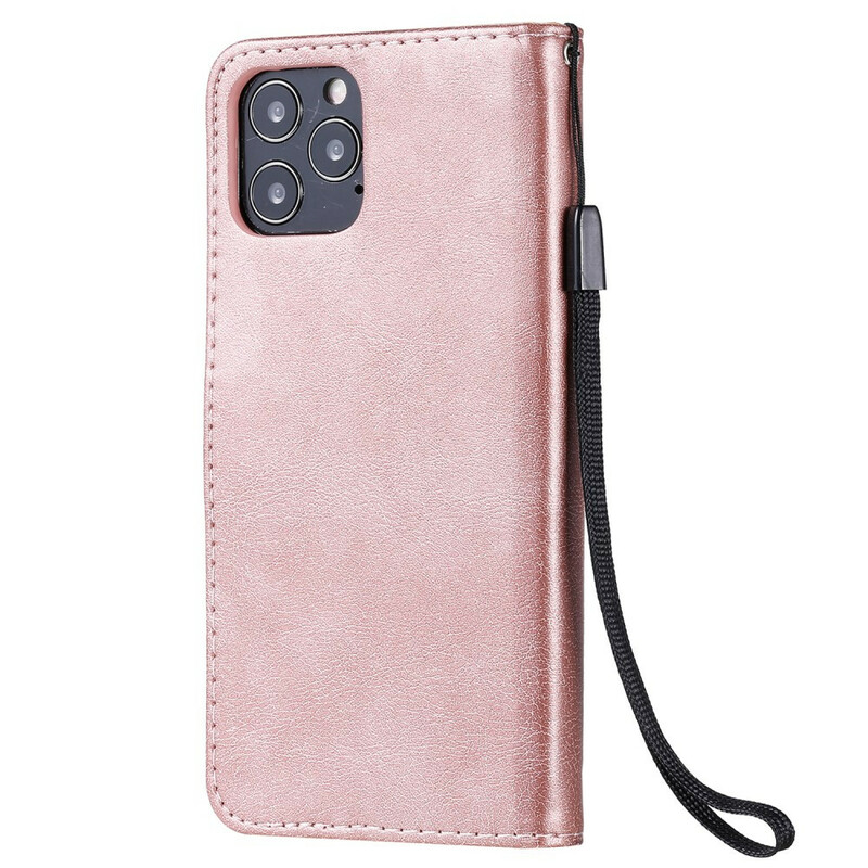 Etui iPhone 12 Max / 12 Pro effen kleur serie met riem Etui iPhone 12 Max / 12 Pro effen kleur serie met riem