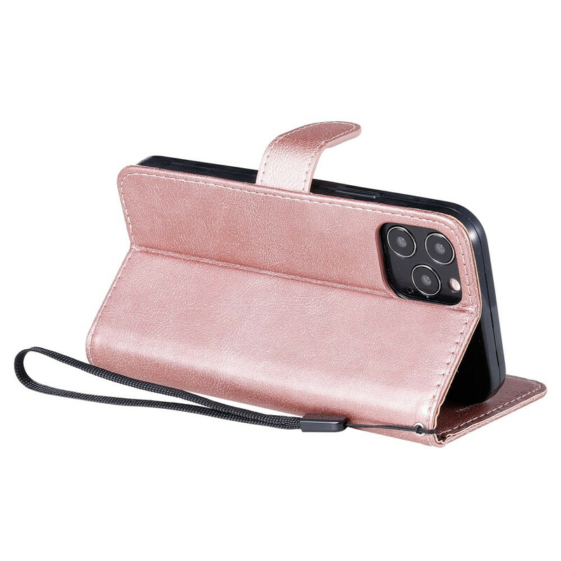 Etui iPhone 12 Max / 12 Pro effen kleur serie met riem Etui iPhone 12 Max / 12 Pro effen kleur serie met riem