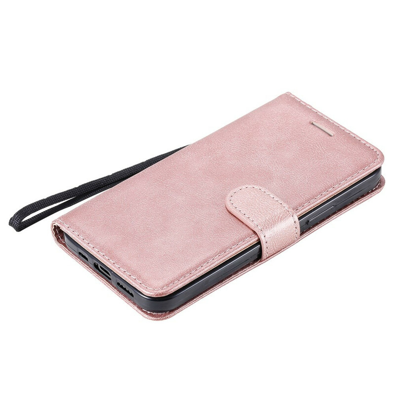 Etui iPhone 12 Max / 12 Pro effen kleur serie met riem Etui iPhone 12 Max / 12 Pro effen kleur serie met riem