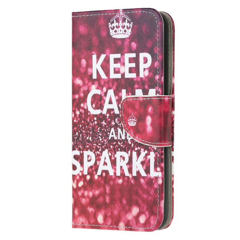 Samsung Galaxy A31 Case Keep Calm and Sparkle