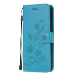 Samsung Galaxy A31 Vlinders en Bloemen Strap Case