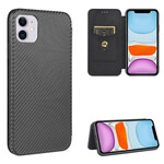 Flip Cover iPhone 12 Max / 12 Pro Koolstofvezel
