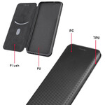 Flip Cover iPhone 12 Max / 12 Pro Koolstofvezel