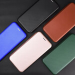Flip Cover iPhone 12 Max / 12 Pro Koolstofvezel