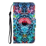 iPhone 12 Max / 12 Pro Flashy Mandala Strap Case