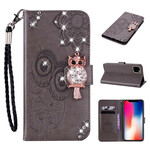 Case iPhone 12 Max / 12 Pro Uil Mandala en Charm