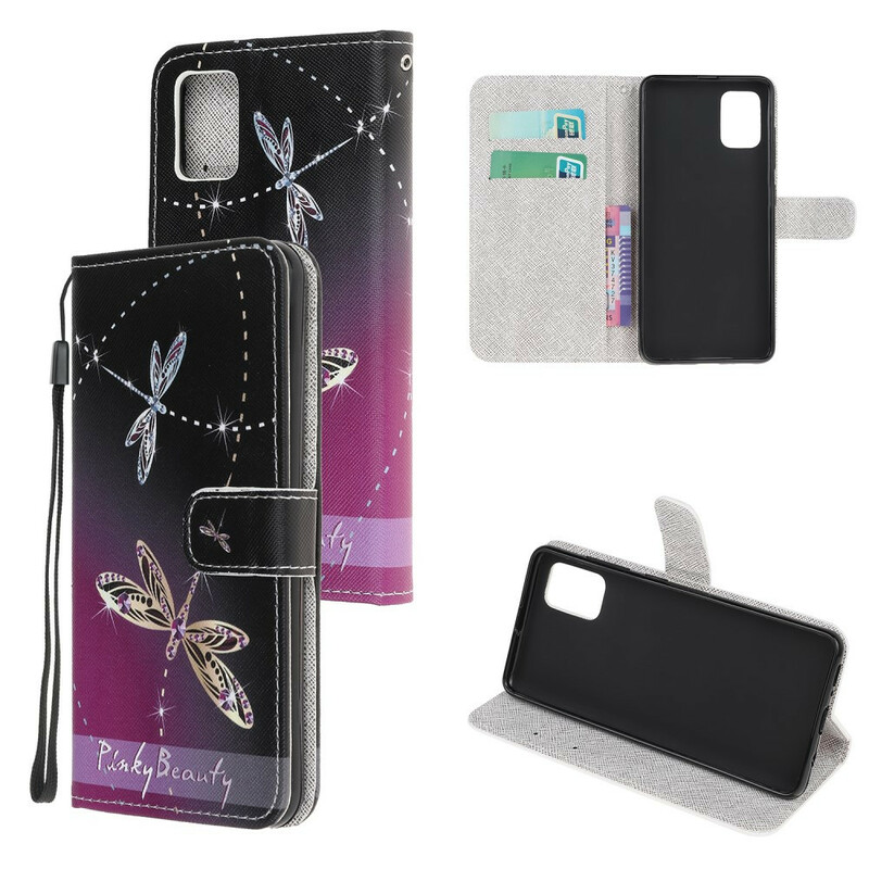 Hoesje Samsung Galaxy A31 Dragonfly riem