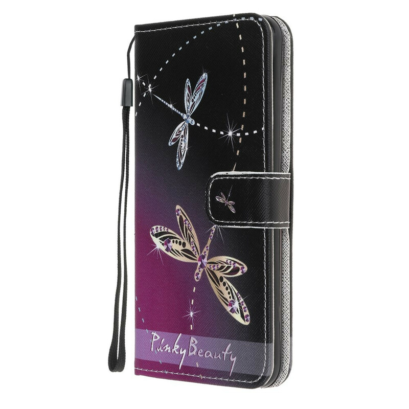 Hoesje Samsung Galaxy A31 Dragonfly riem