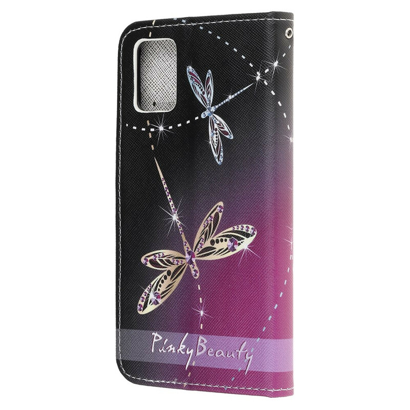 Hoesje Samsung Galaxy A31 Dragonfly riem