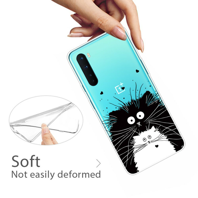 OnePlus North Case Kijk naar de katten