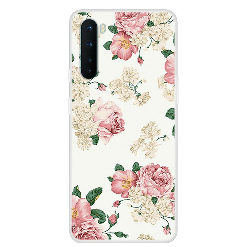 OnePlus North Transparante Liberty Bloem Case