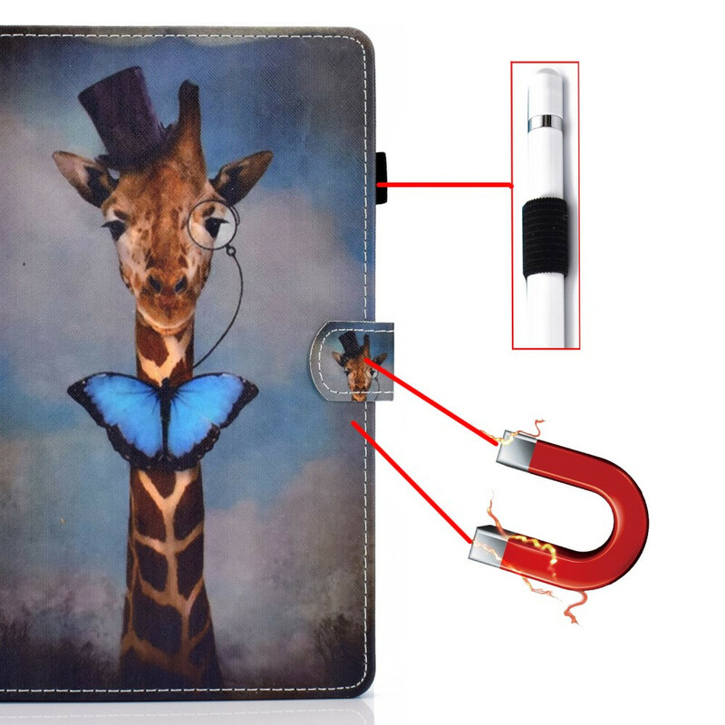 iPad Air 10.9" (2020) Chic Giraffe Hoesje