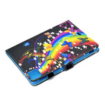 iPad Air 10.9" (2020) Regenboog Vlinders Hoesje