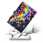 iPad Air 10.9" (2020) Regenboog Vlinders Hoesje