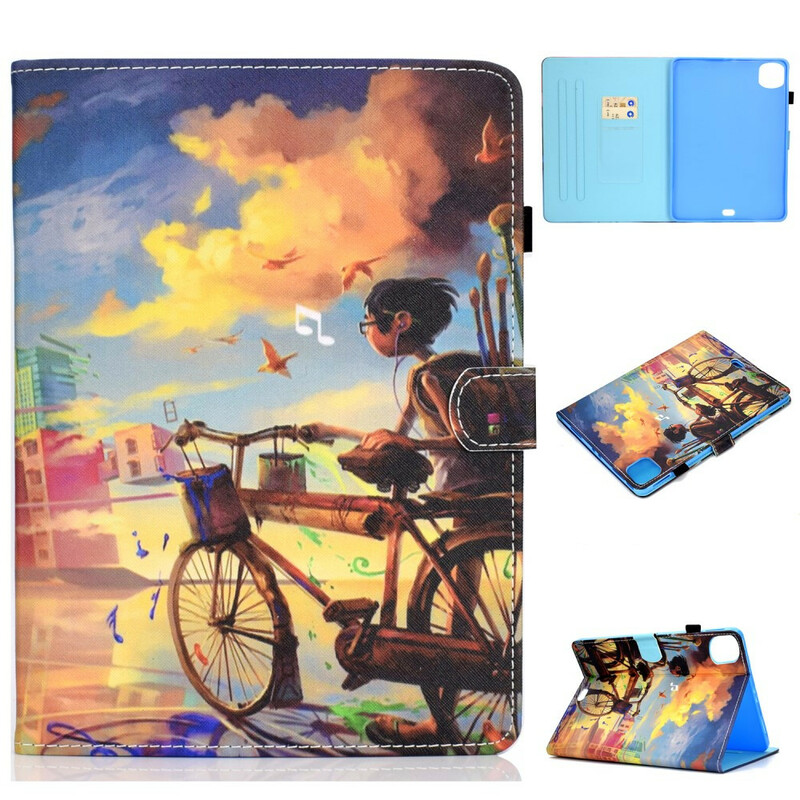 iPad Air 10.9" (2020) Etui Bike Art