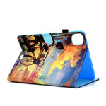 iPad Air 10.9" (2020) Etui Bike Art