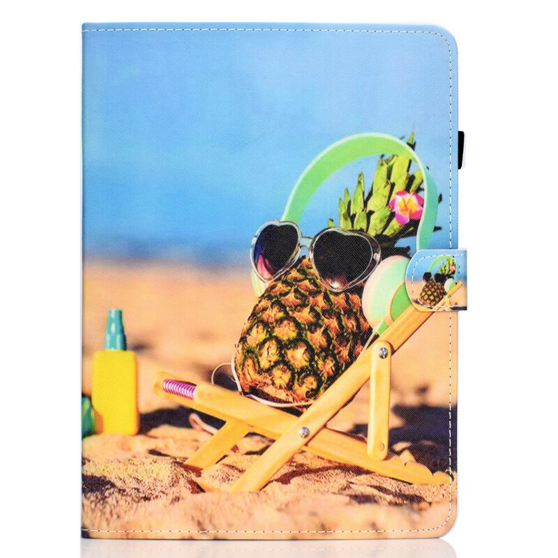 iPad Air 10.9" (2020) Ananas Strand Hoesje