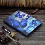 iPad Air Blauw Vlinders Hoesje