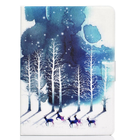 iPad Air 10.9" (2020) Sneeuw Herten Hoesje