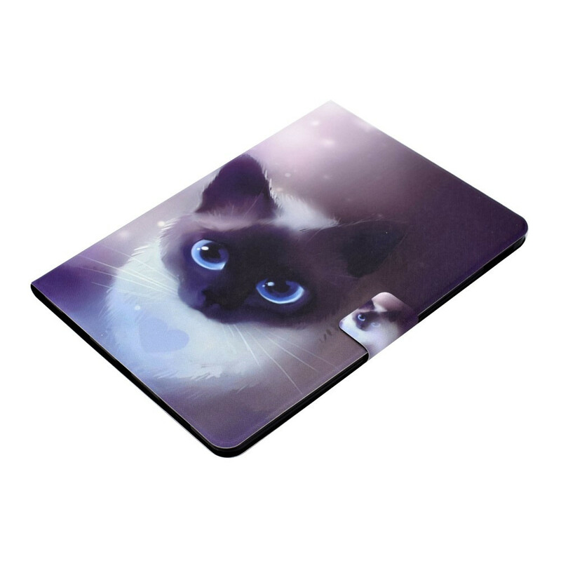 iPad Air 10.9" (2020) Blauwe Ogen Cat Case