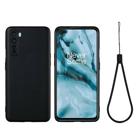 OnePlus North Liquid Silicone Case met riem