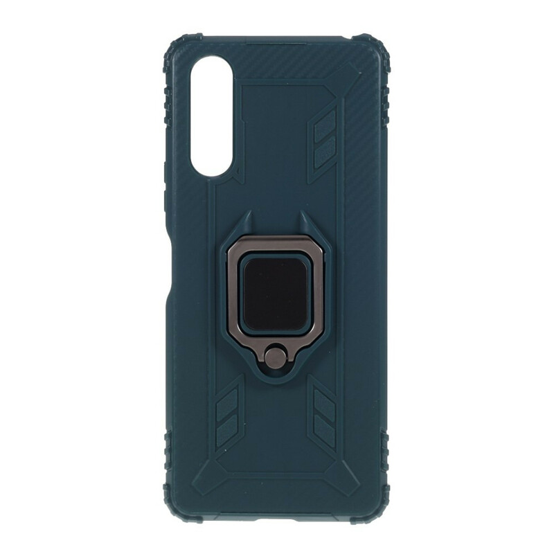 Sony Xperia 10 II Ring en Koolstofvezel Behuizing