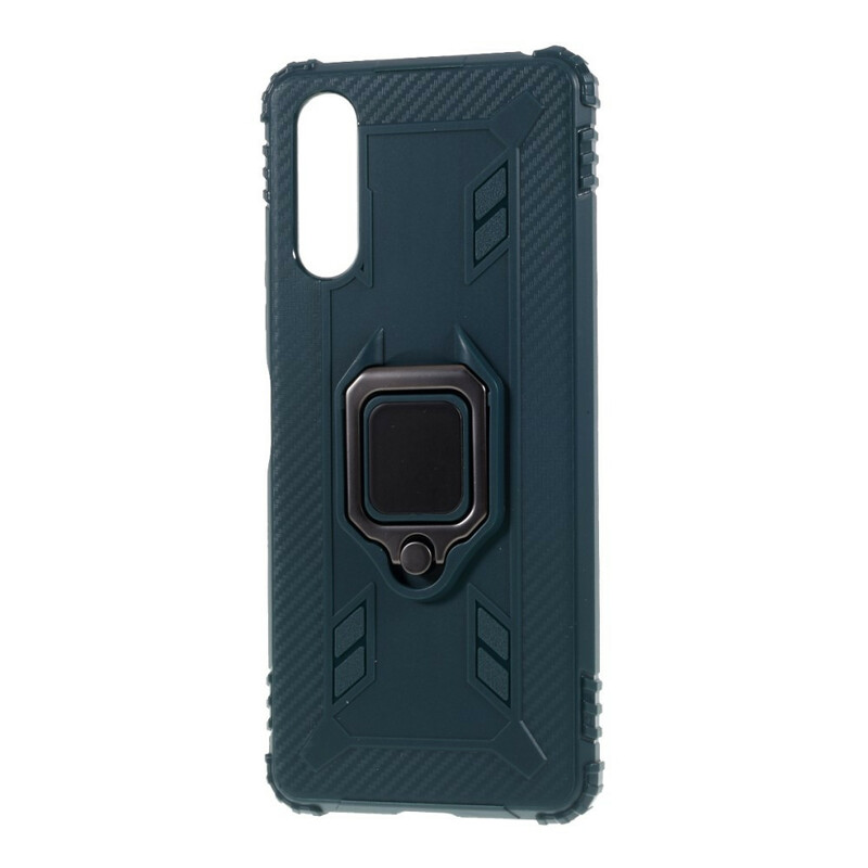 Sony Xperia 10 II Ring en Koolstofvezel Behuizing