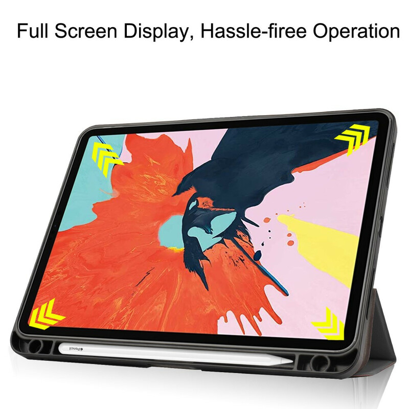 Smart Case iPad Air 10.9" (2020) Lederen Stijl Lychee Stylus Case