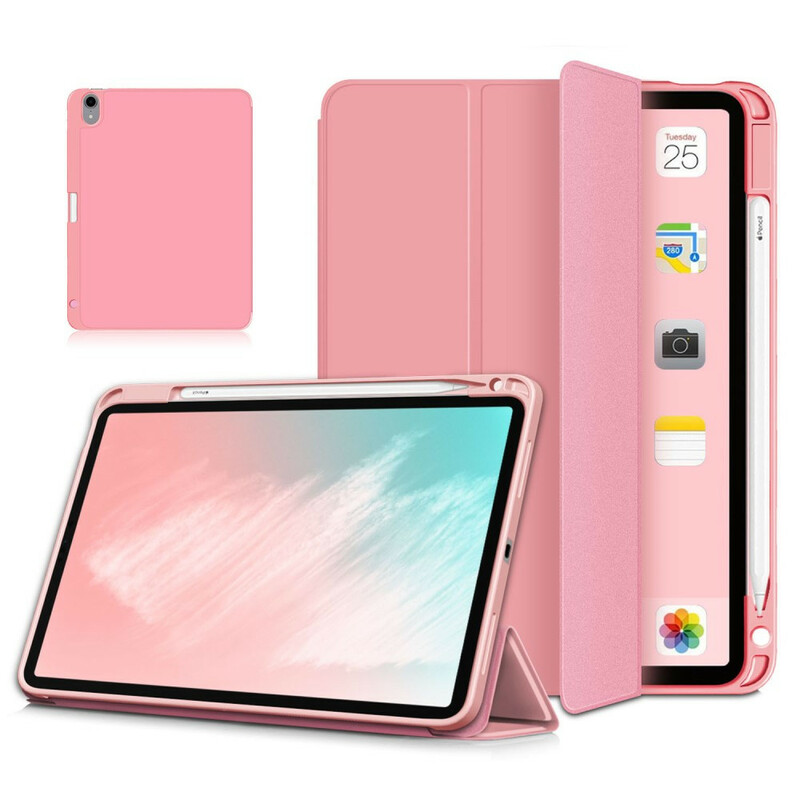 Smart Case iPad Air 10.9" (2020) Kunstlederen Lychee Stylus Case