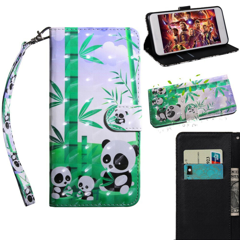 Samsung Galaxy A10s Licht Spot Panda's Hoesje Samsung Galaxy A10s Licht Spot Panda's Hoesje