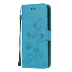 Samsung Galaxy A10s Vlinders en Bloemen Strap Case