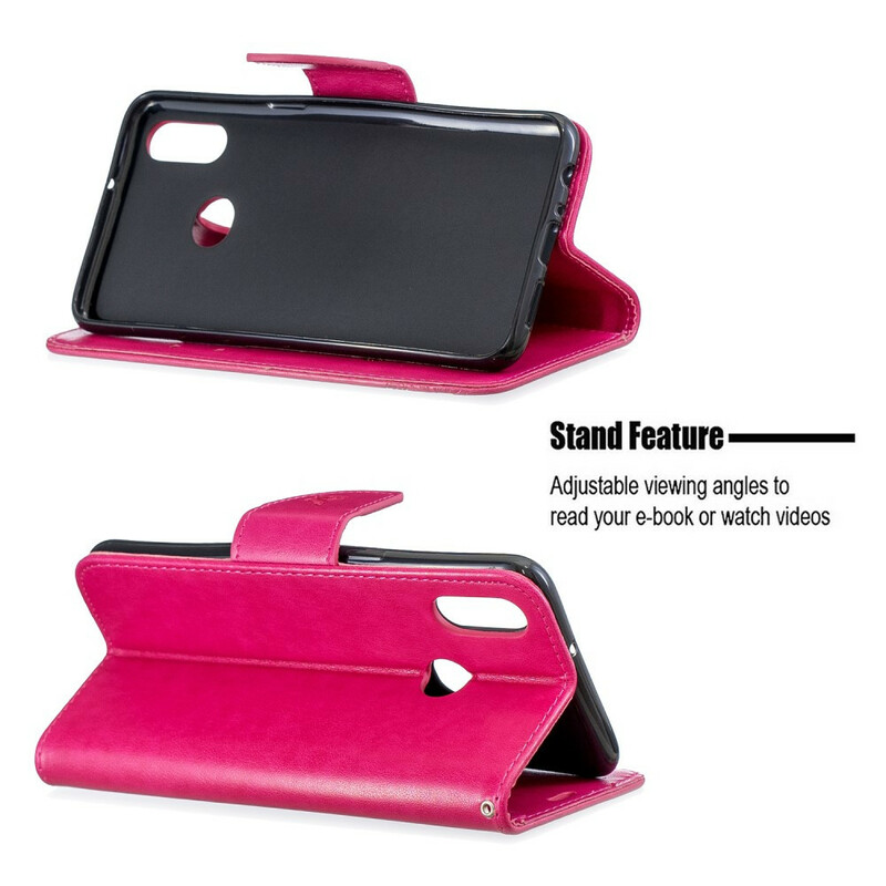 Samsung Galaxy A10s Hoesje De Vlinders in de Vlucht met Koord