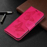 Samsung Galaxy A10s Hoesje De Vlinders in de Vlucht met Koord