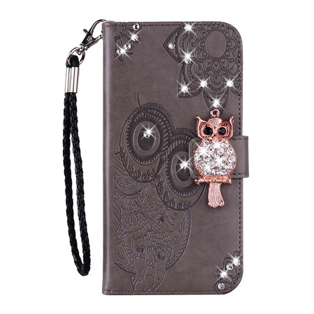 Samsung Galaxy Note 20 Case Mandala Uil en Charm