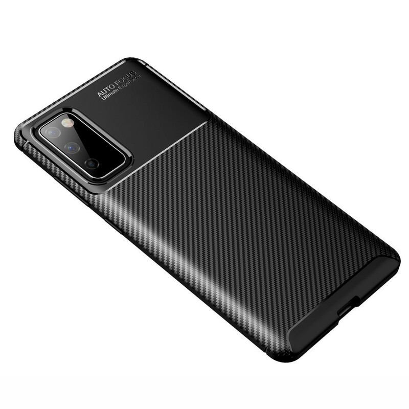 Samsung Galaxy S20 FE Flexibele Carbon Fiber Textuur Case