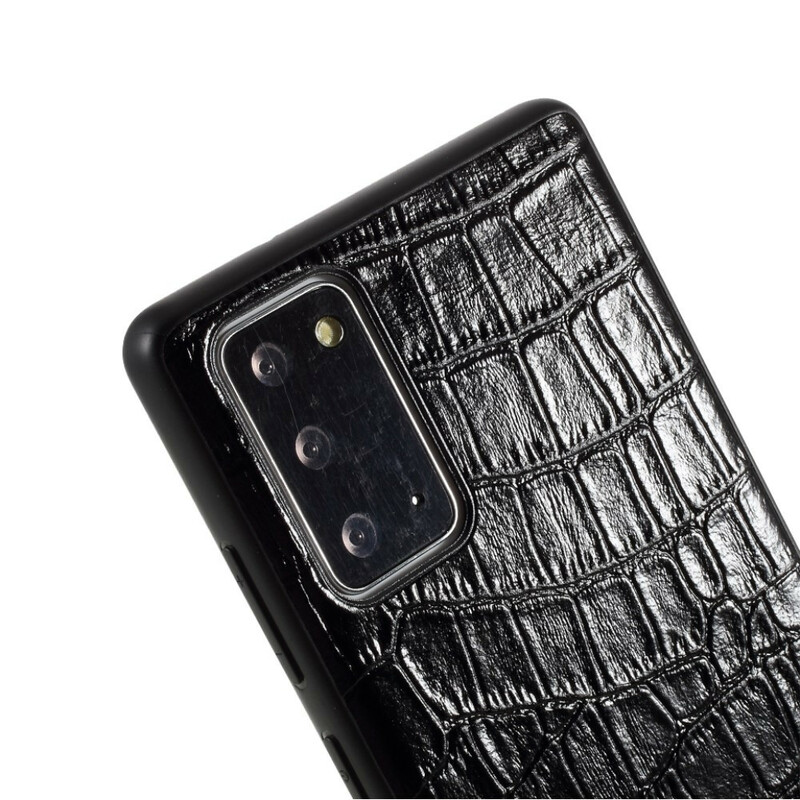 Samsung Galaxy Note 20 Echt lederen hoesje krokodil textuur