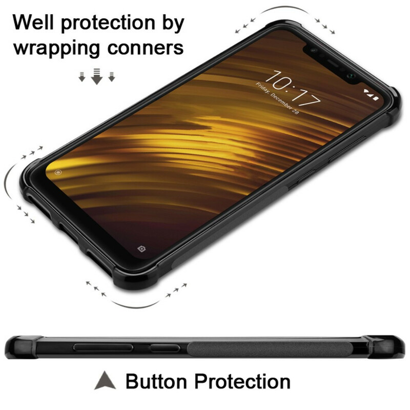 Samsung Galaxy A10s IMAK Vega Series Geborsteld Koolstofvezel Behuizing