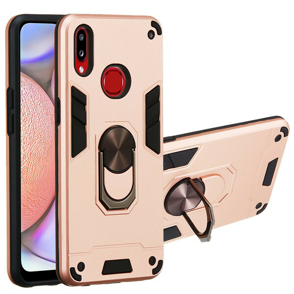 Samsung Galaxy A10s Afneembare Case Metallic Ring Stand