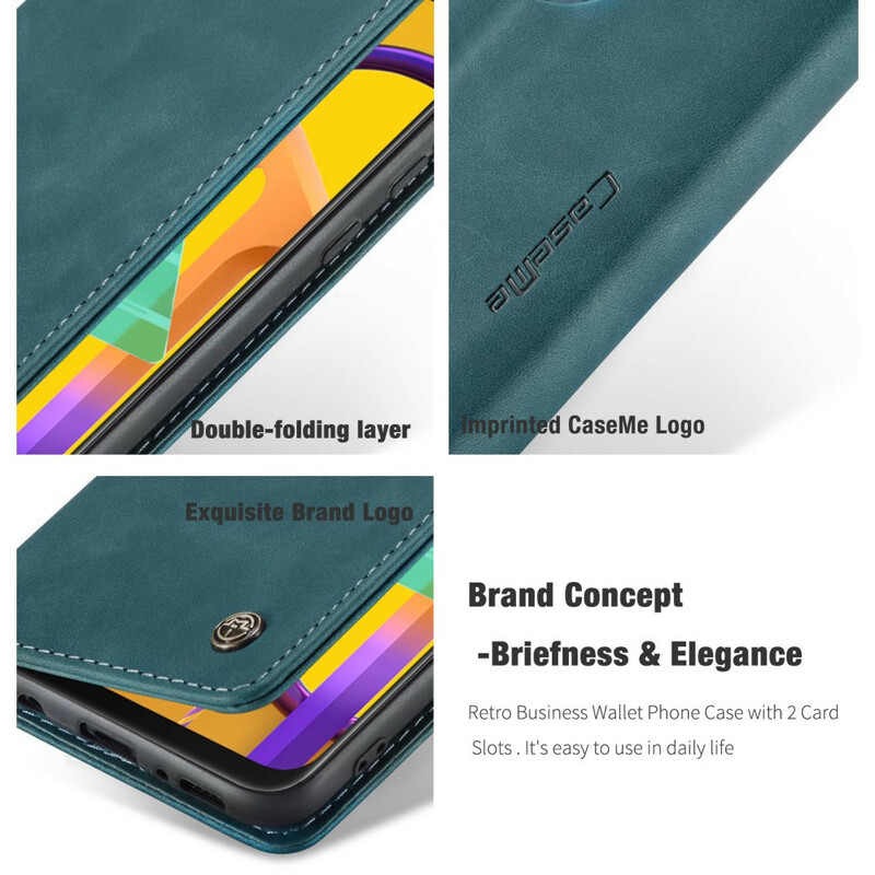 Flip cover Samsung Galaxy M21 CASEME Kunstleer