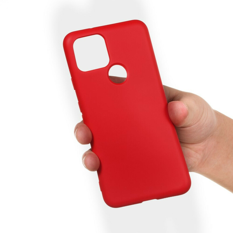Google Pixel 5 Hoesje Vloeibaar Silicone Ontwerp