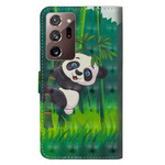 Samsung Galaxy Note 20 Ultra Panda en Bamboe Hoesje