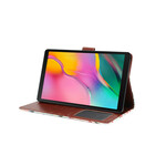 Samsung Galaxy Tab A 8.0 Hoesje (2019) Roze Textuur Stof