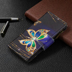 Samsung Galaxy S20 Hoesje met Vlinder Rits Pocket